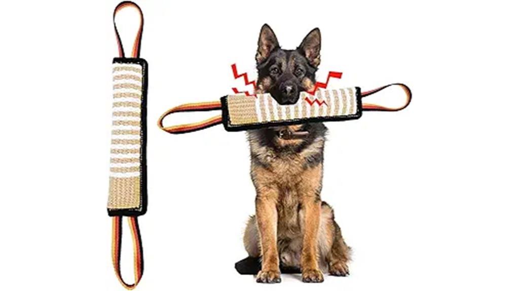 dog tug toy with handles