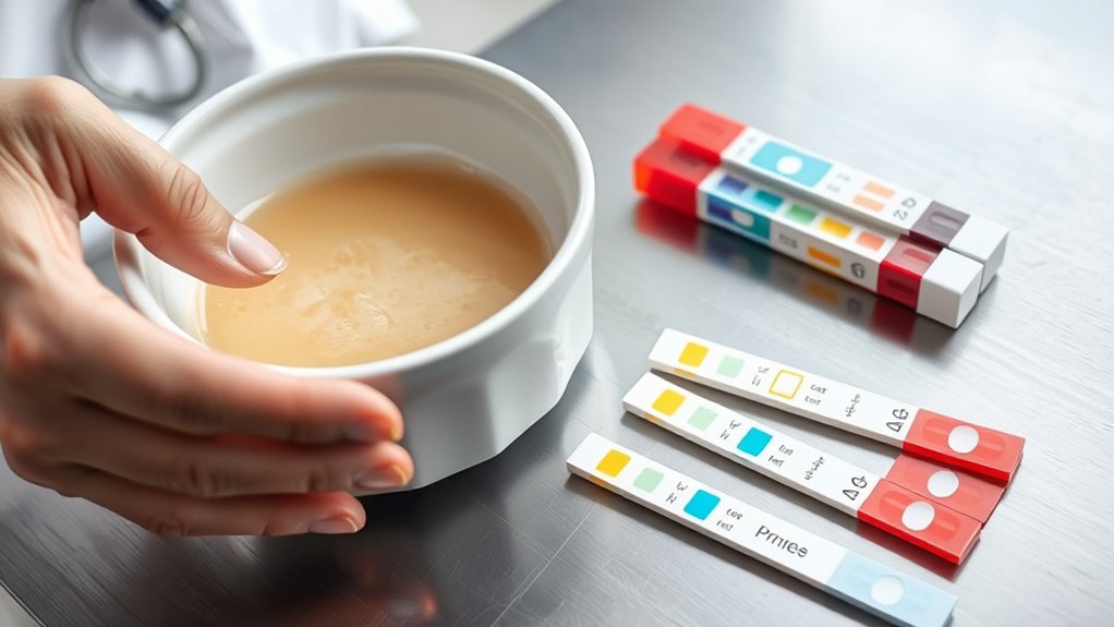 dog urine test strips