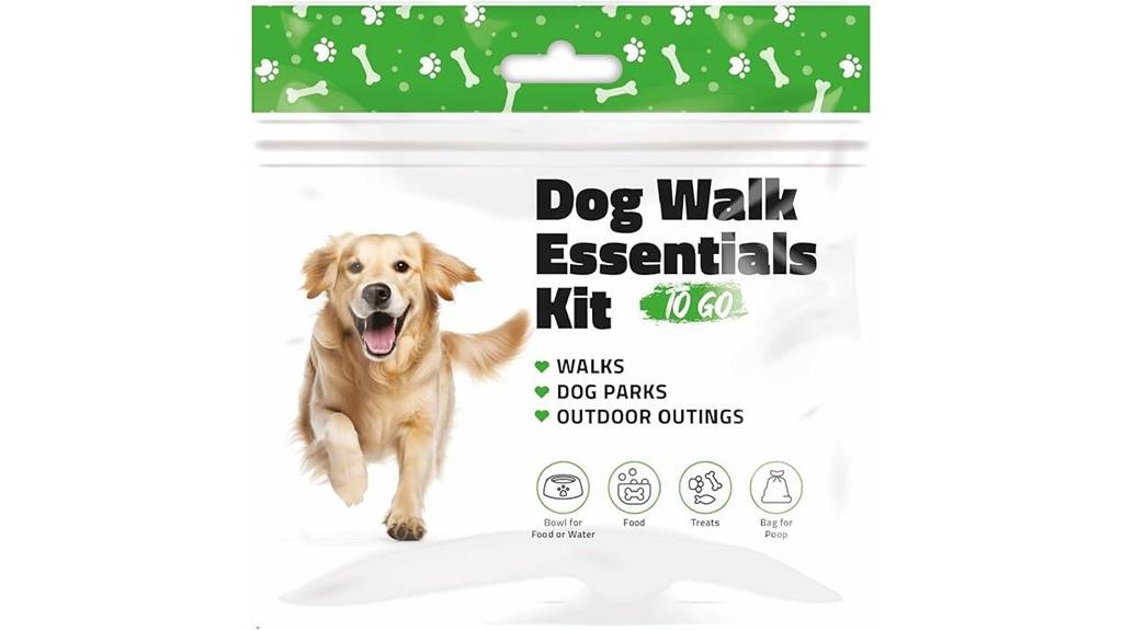 dog walking essentials kit