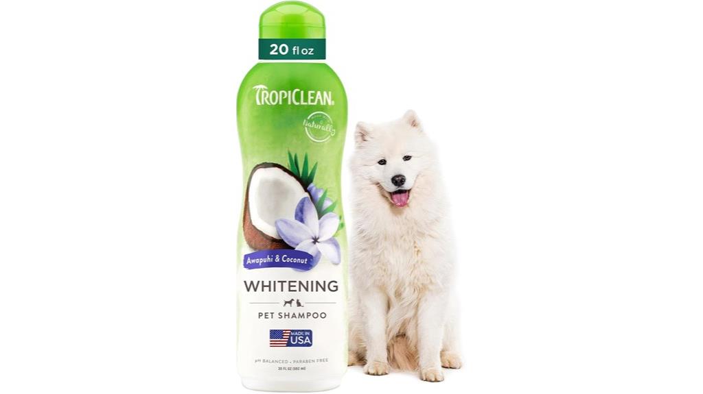 dog whitening shampoo