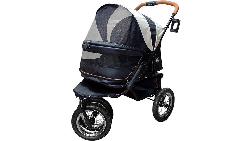 double pet stroller weather cover