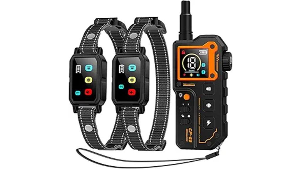 dual dog waterproof shock collar