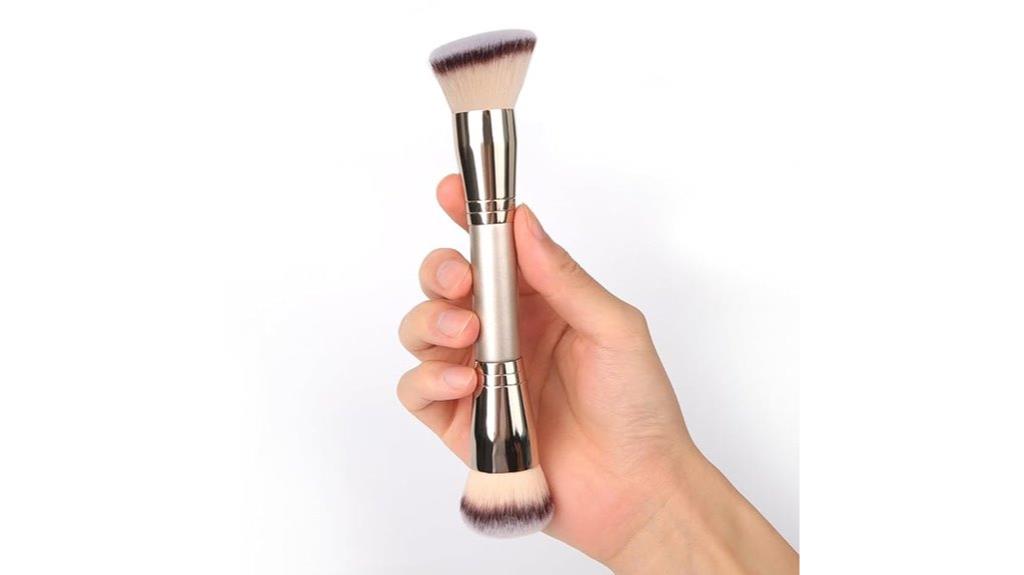 dual ended foundation brush