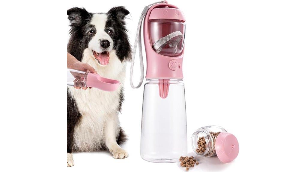 dual purpose dog bottle