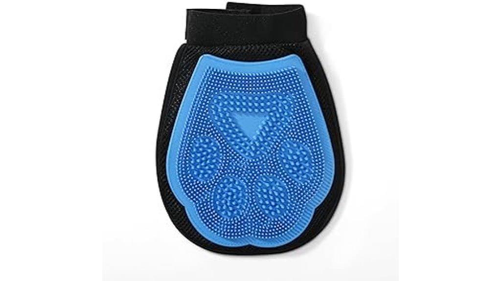 dual sided grooming glove