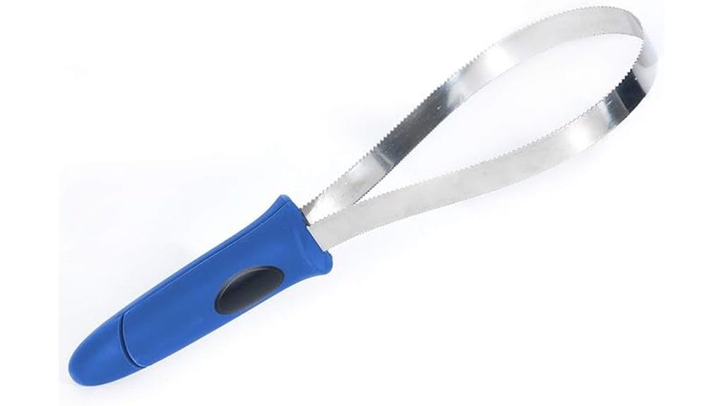 dual sided stainless shedding blade