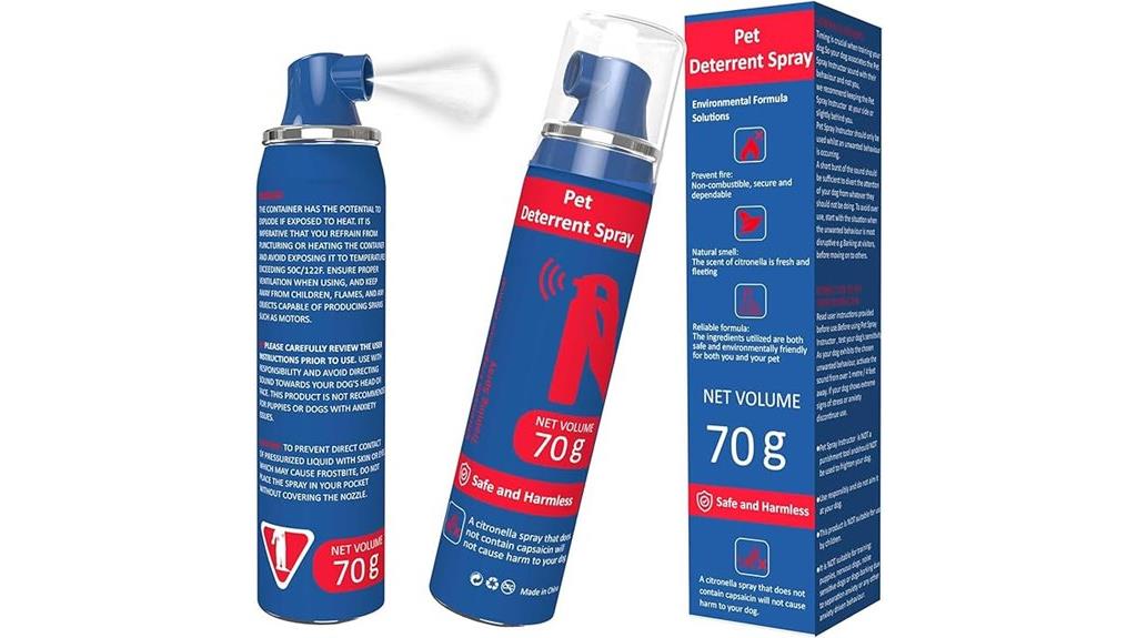 dual spray dog trainer