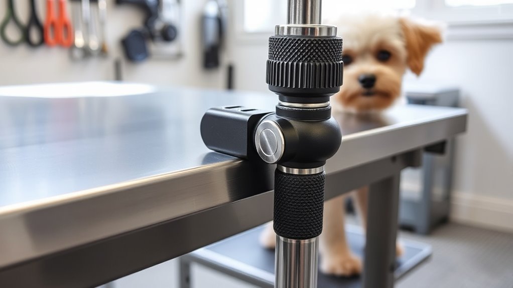 durable adjustable grooming clamp
