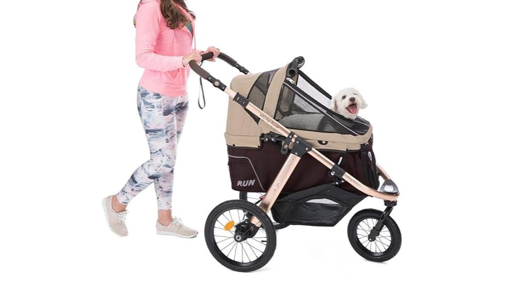 durable foldable pet stroller