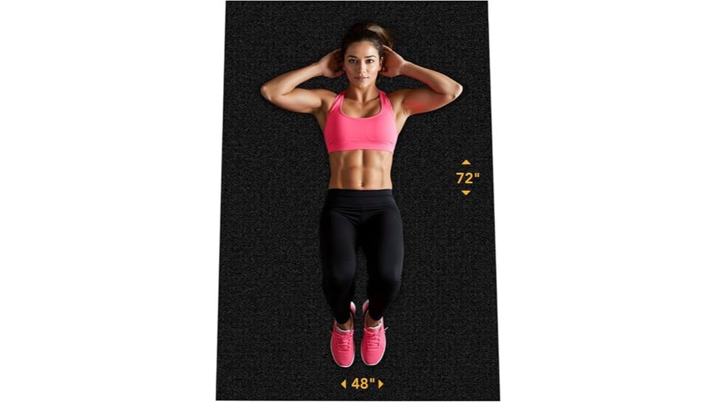 durable rubber gym mat
