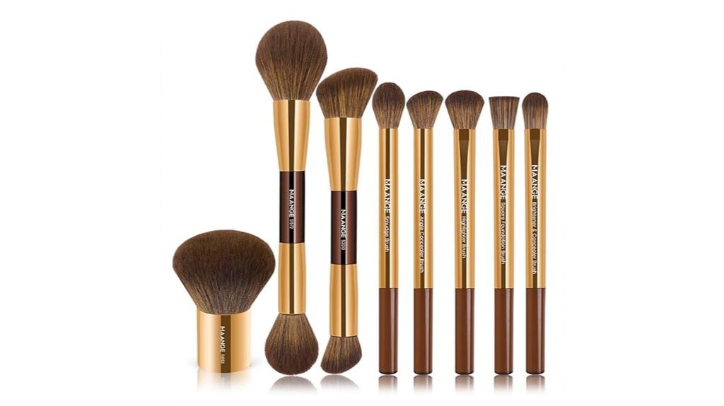 eight piece brush set