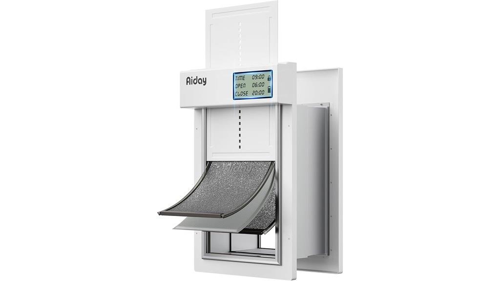 electronic wall mounted dog door