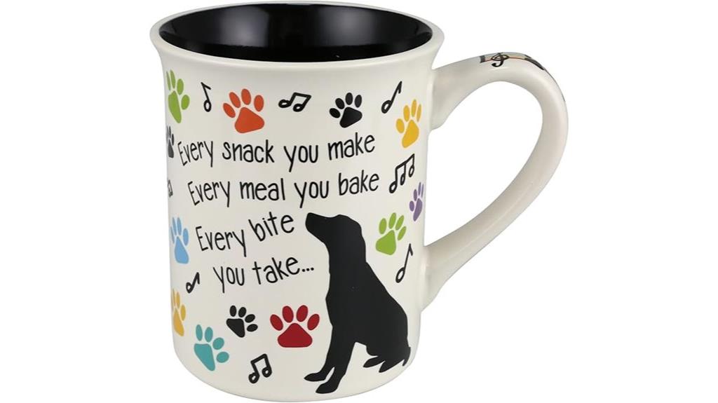 enesco mud dog mug
