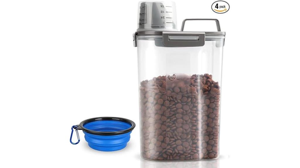 enhanced dog food container