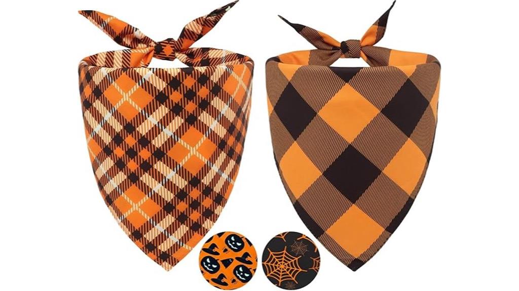 fall dog bandanas set