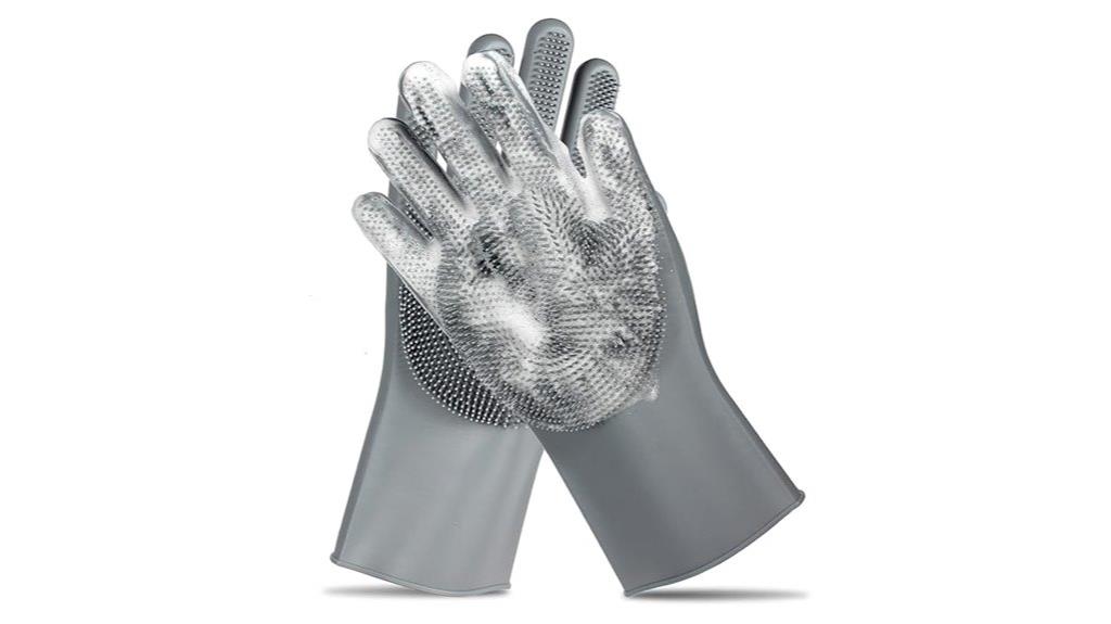 five finger grooming gloves