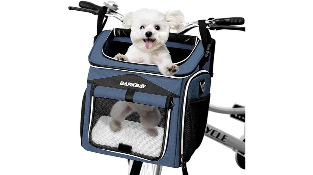 foldable dog bike carrier