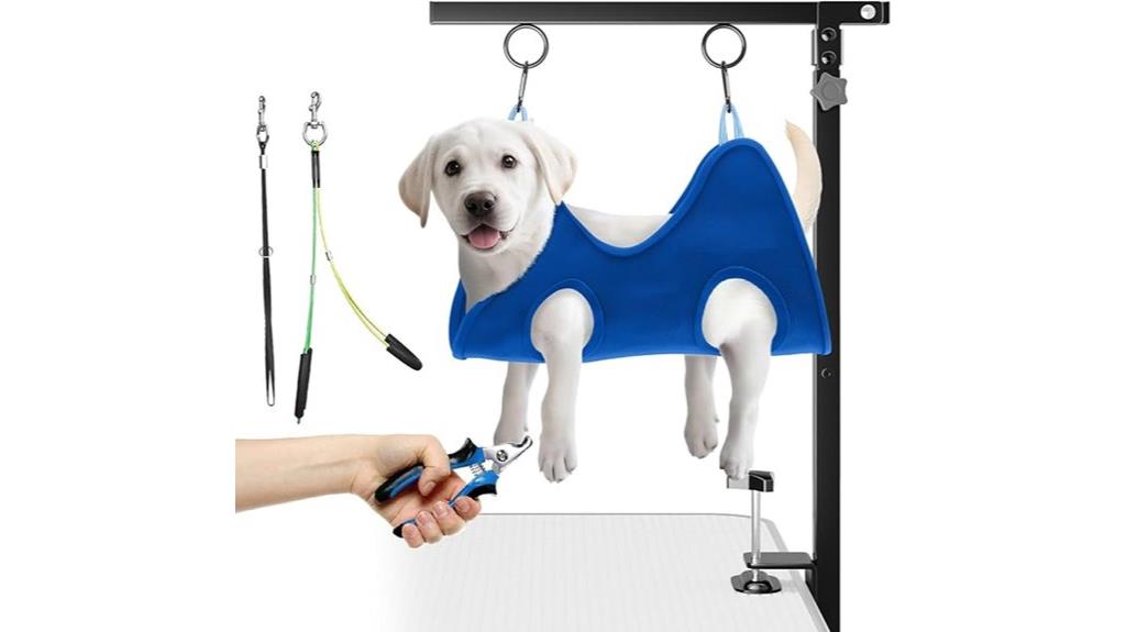 foldable dog grooming arm