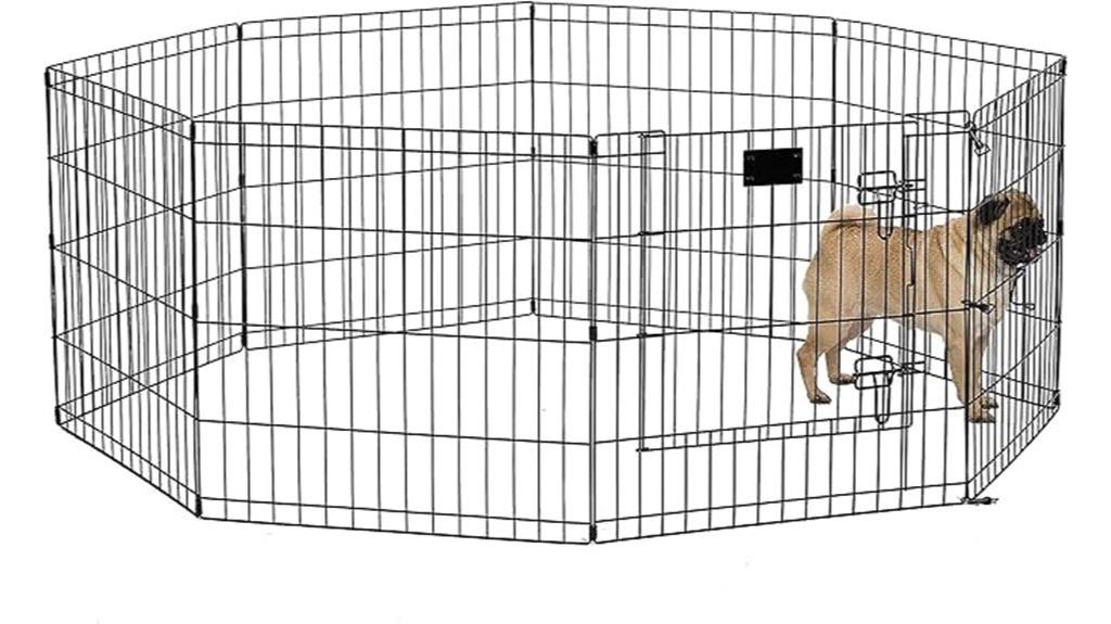 foldable metal pet pen