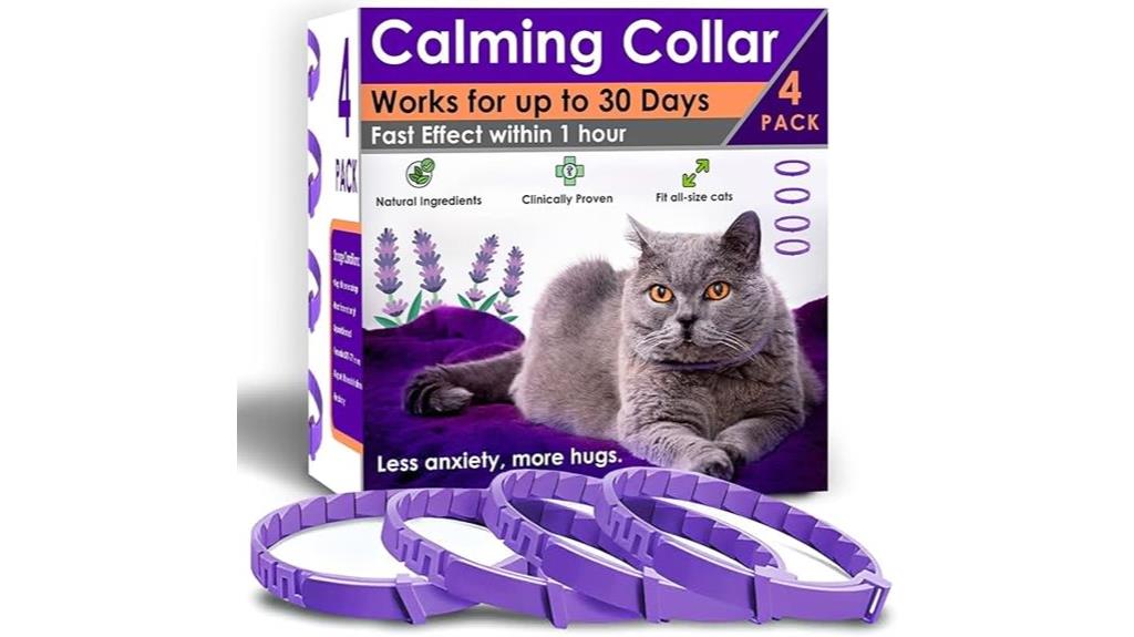 four pack calming collars