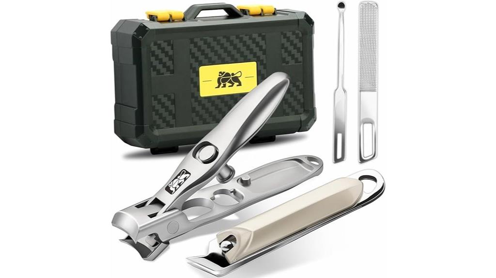 four piece nail clipper set