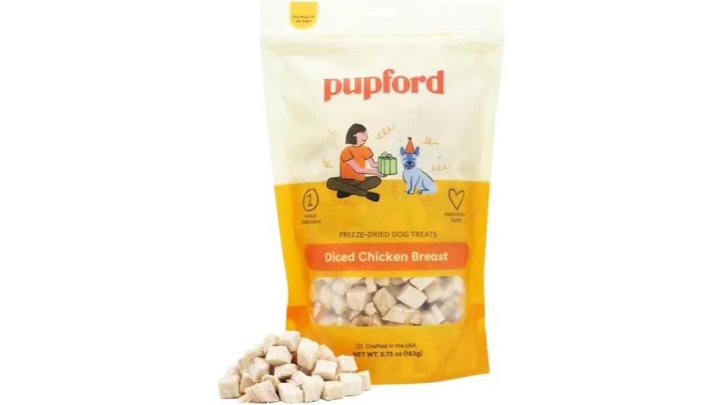 freeze dried chicken dog treats