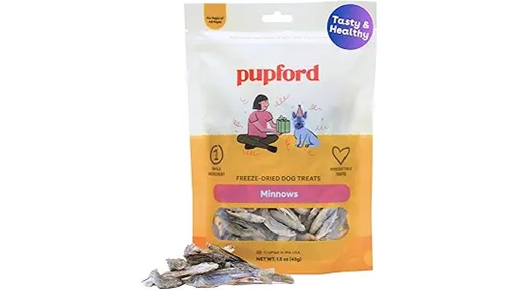 freeze dried minnows treat