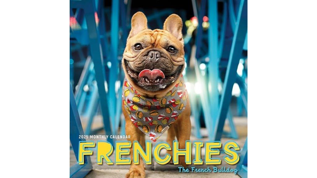 french bulldog calendar 2025