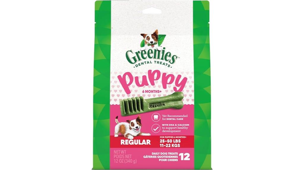 greenies puppy dental treats