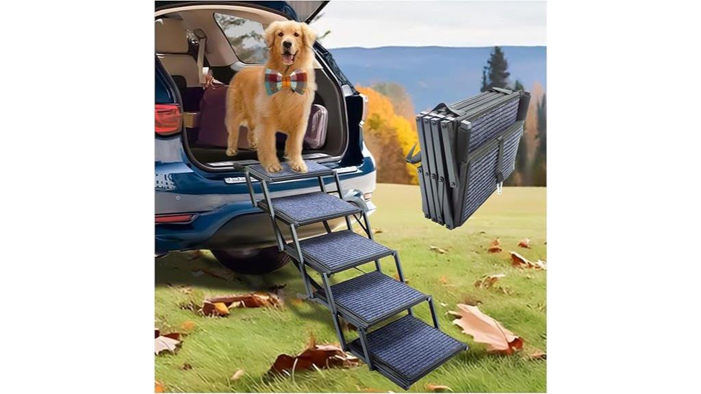 heavy duty foldable pet stairs