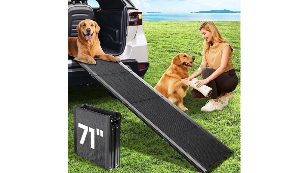 heavy duty folding pet ramp