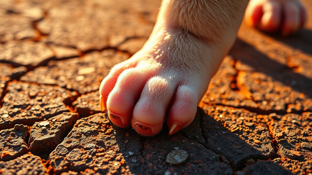 hot pavement burns puppies