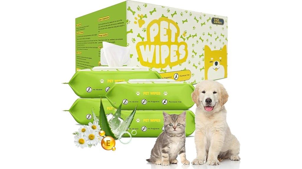 hypoallergenic pet wipe