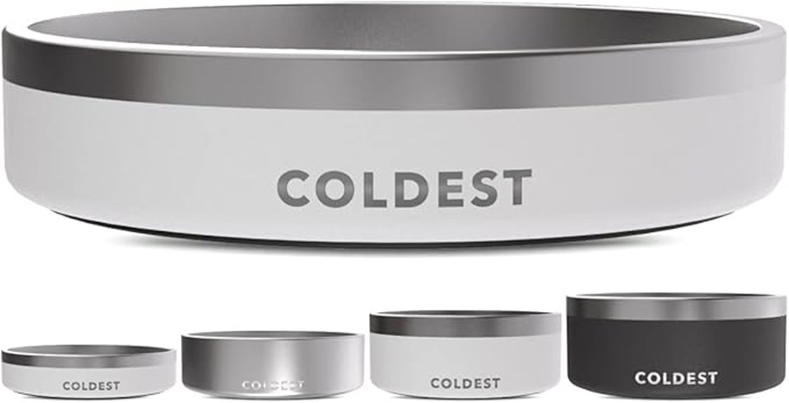 insulated stainless steel bowl