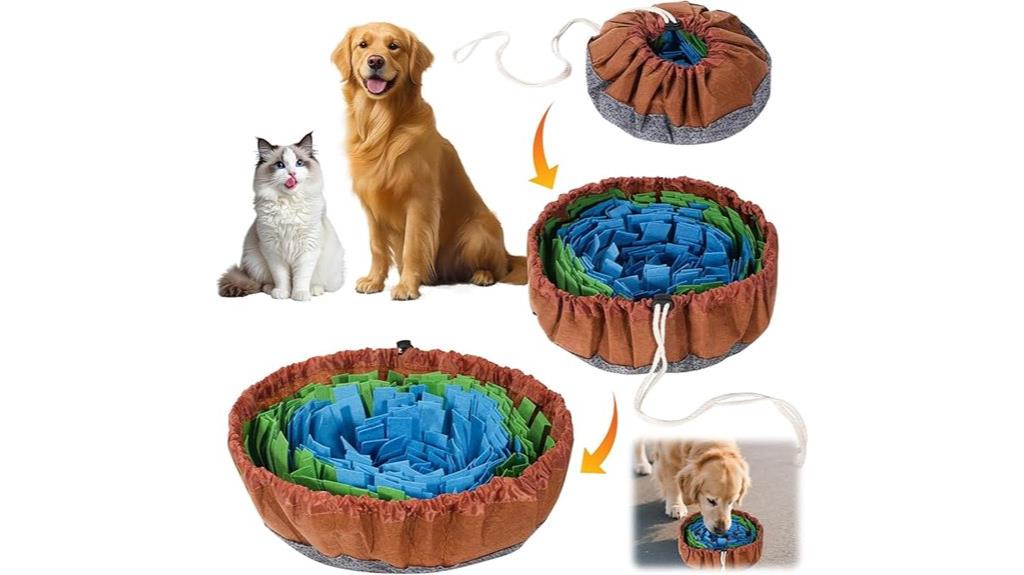 interactive pet enrichment mat