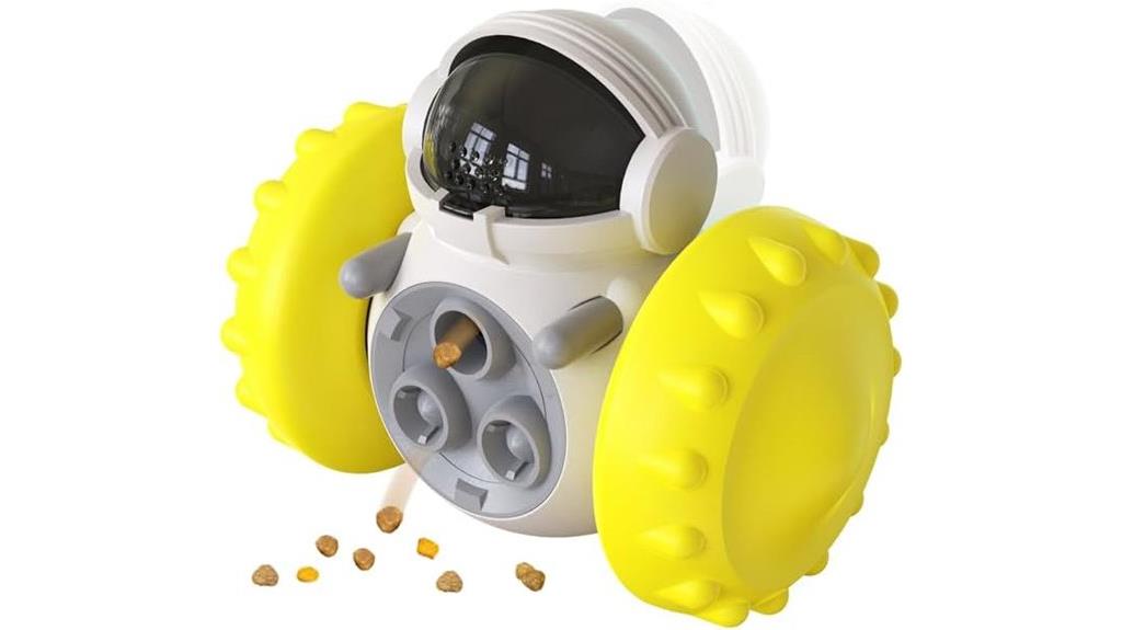 interactive pet food dispenser