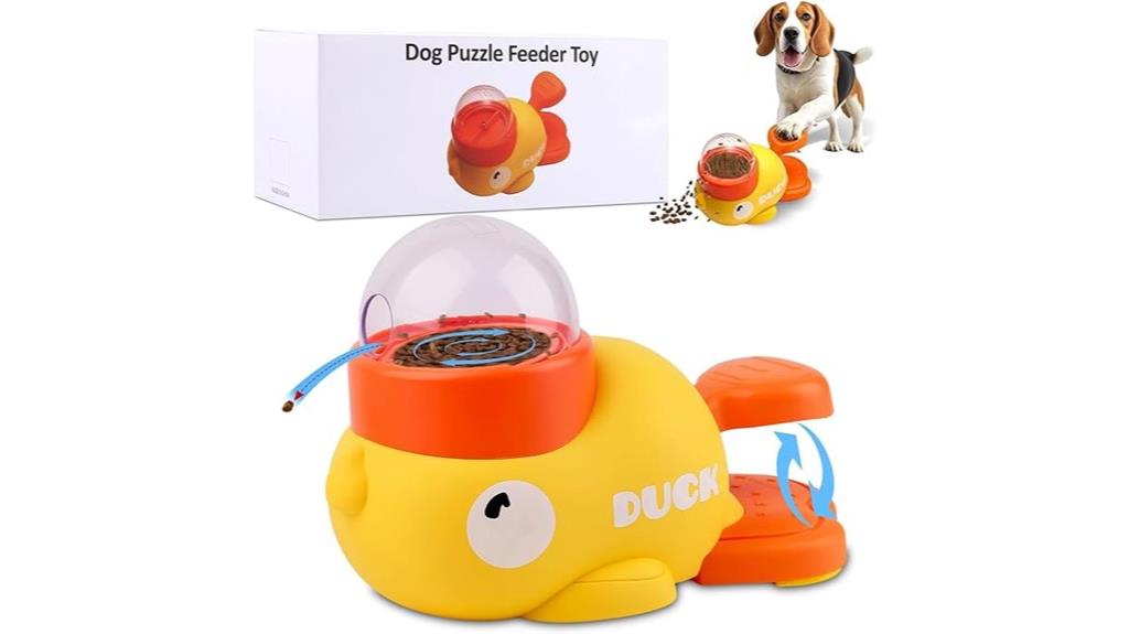 interactive pet food dispenser