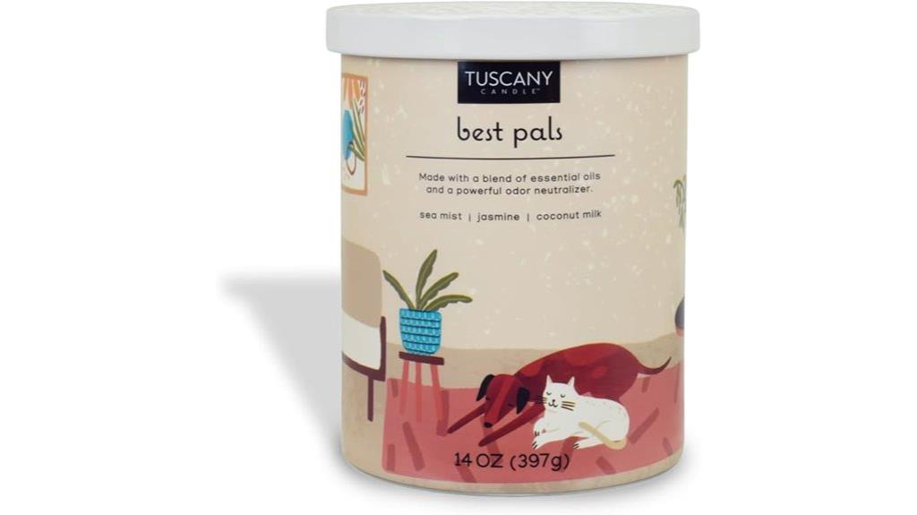 jasmine coconut pet candle