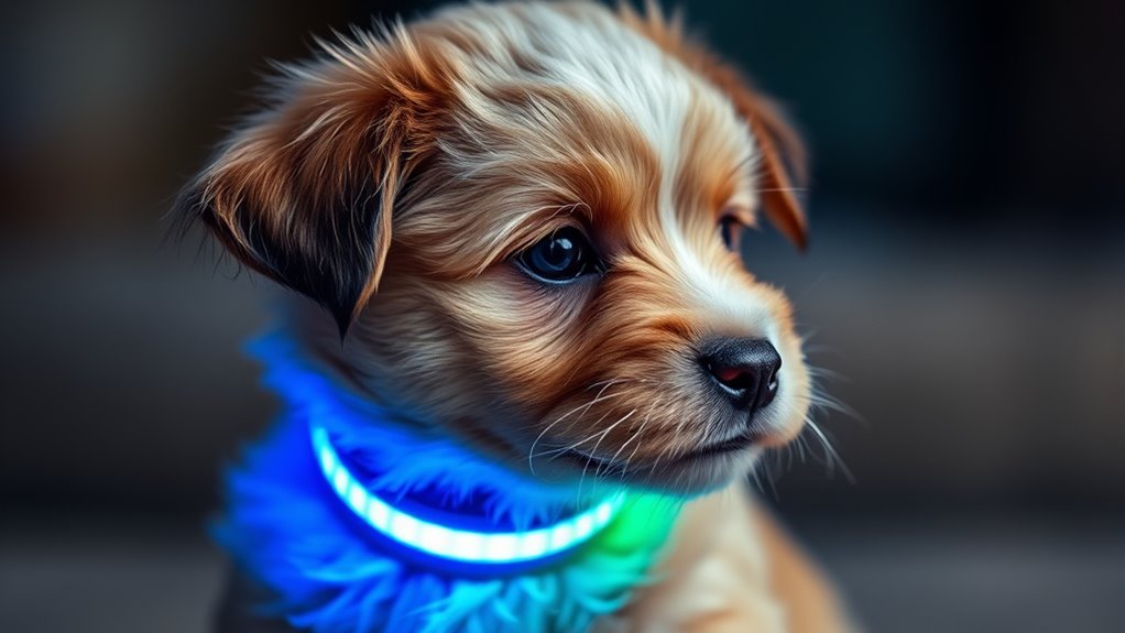 key puppy collar light factors
