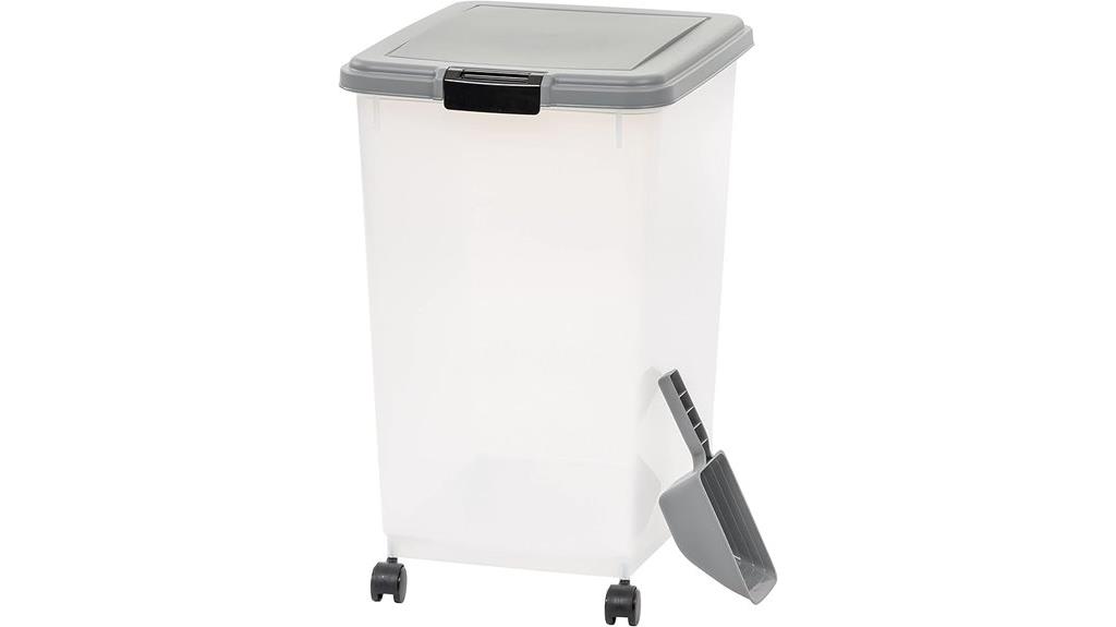 large airtight dog food container