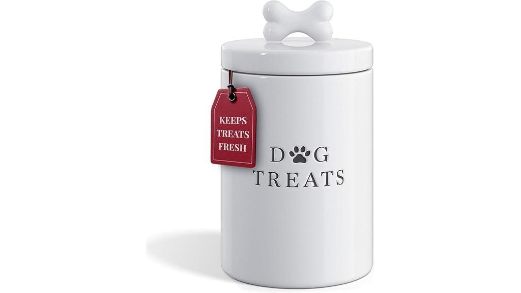 large dog treat container
