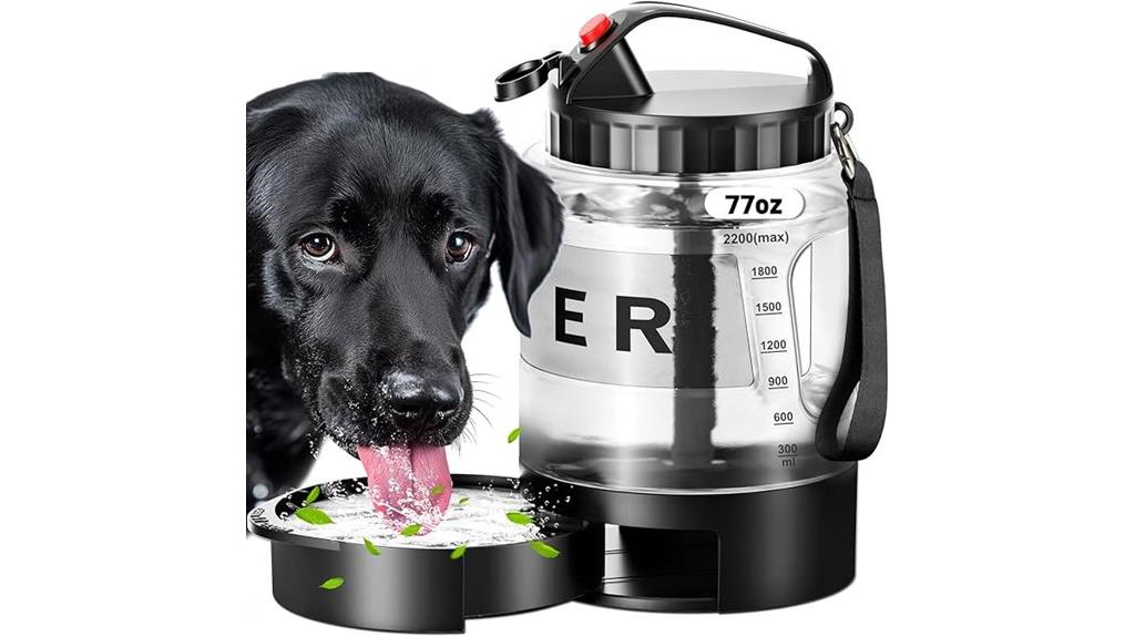 large dog water bottle