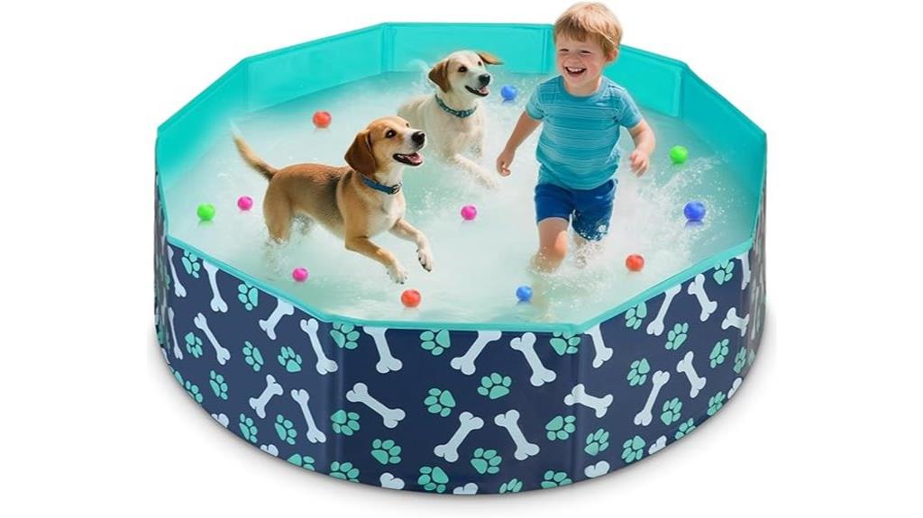 large foldable dog pool