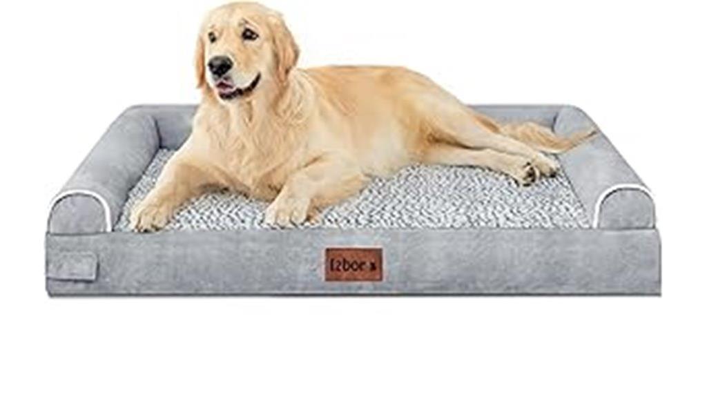 large memory foam dog bed