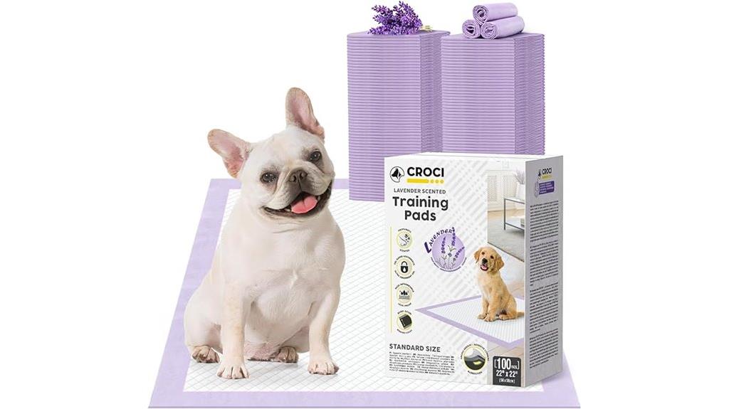 lavender puppy pads pack