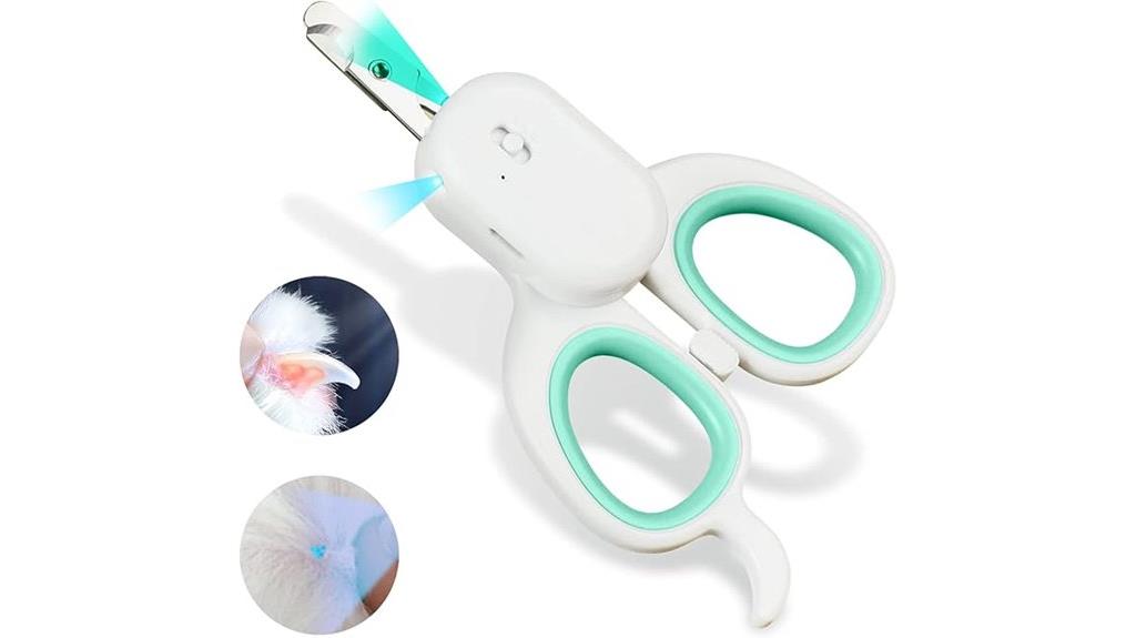 led light pet nail clipper
