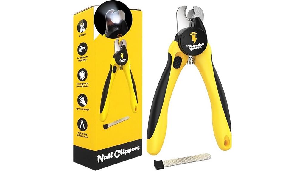 led nail clippers with light