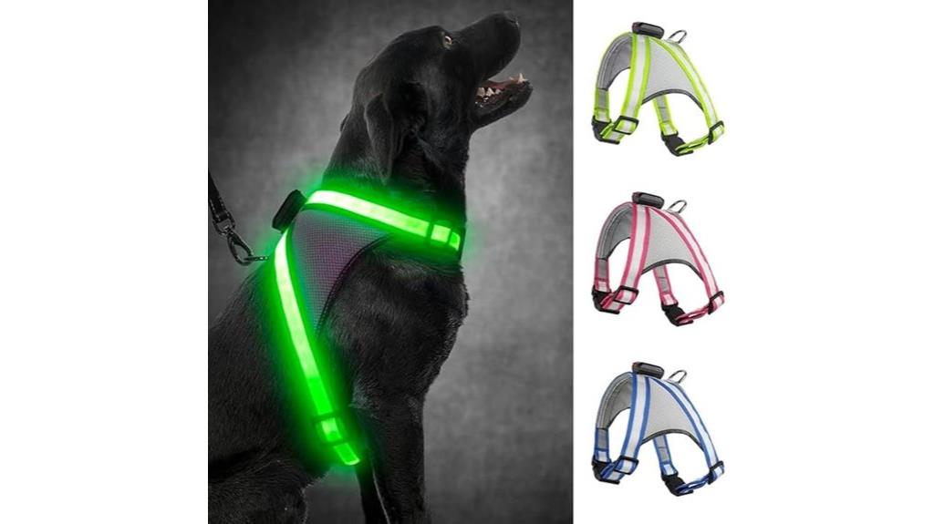 led rechargeable dog vest