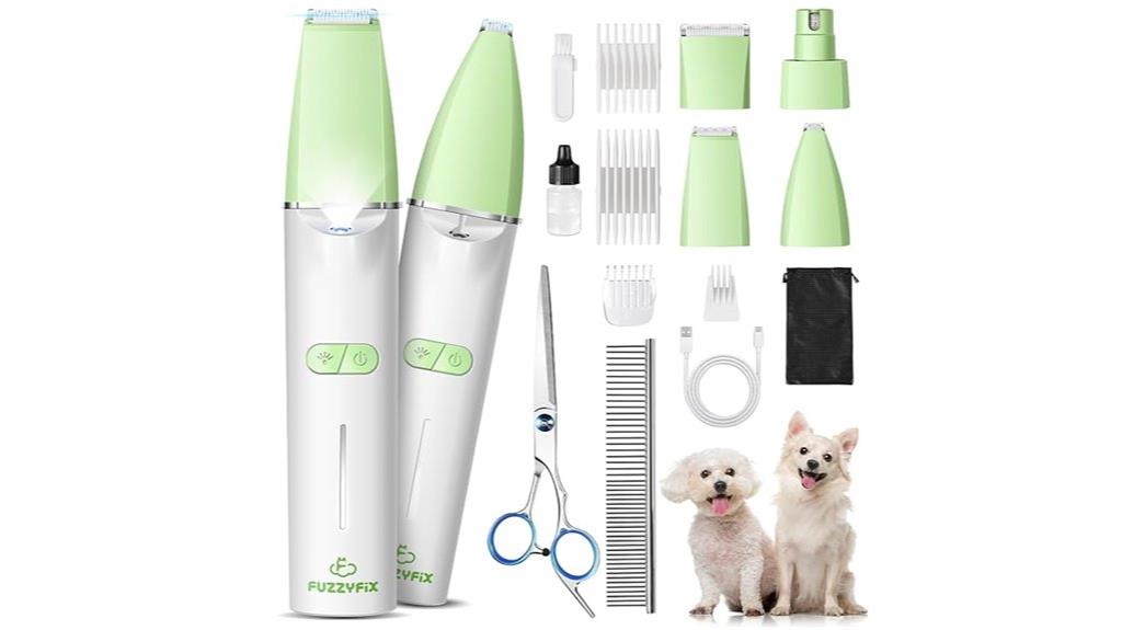 led rechargeable pet clippers