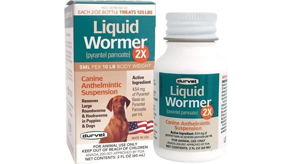 liquid wormer 2 ounces